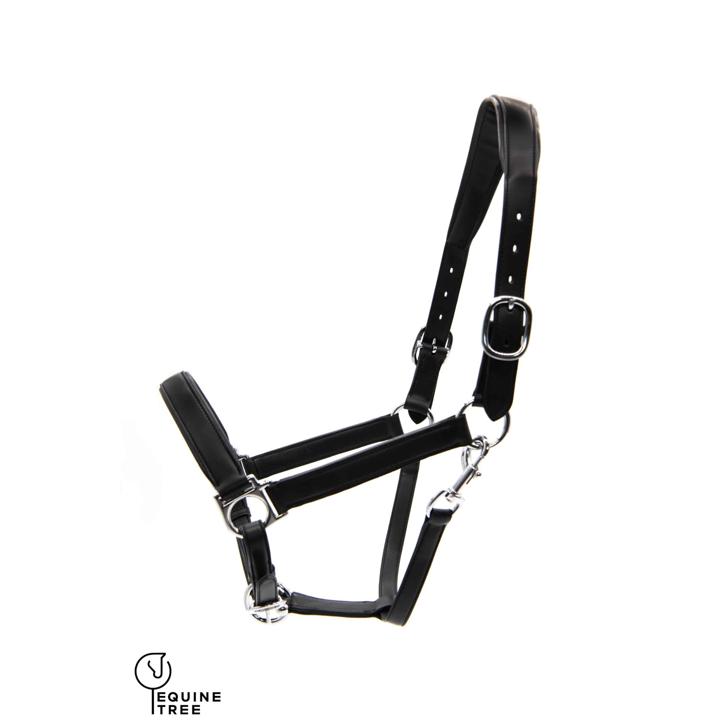 Halfter equinetree schwarz silber