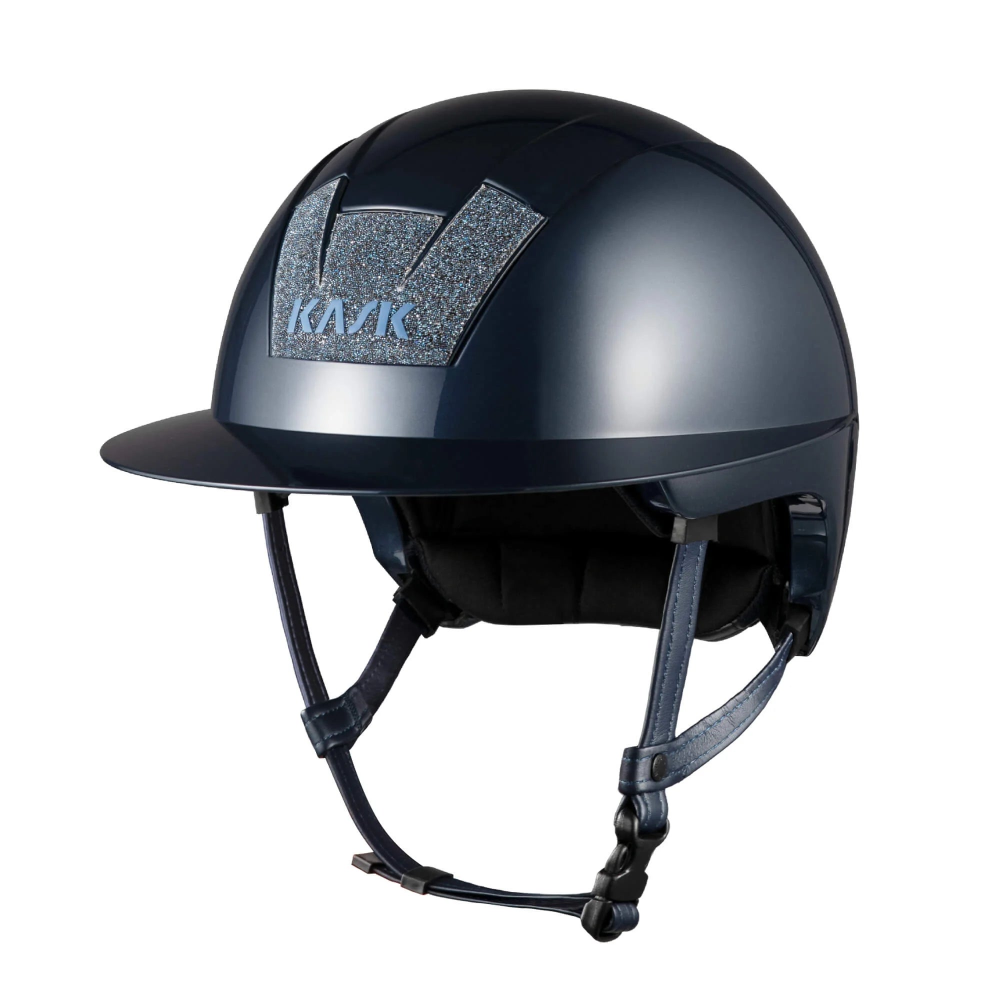 KASK Reithelm Kooki Lady Swarovski Carpet navy shine