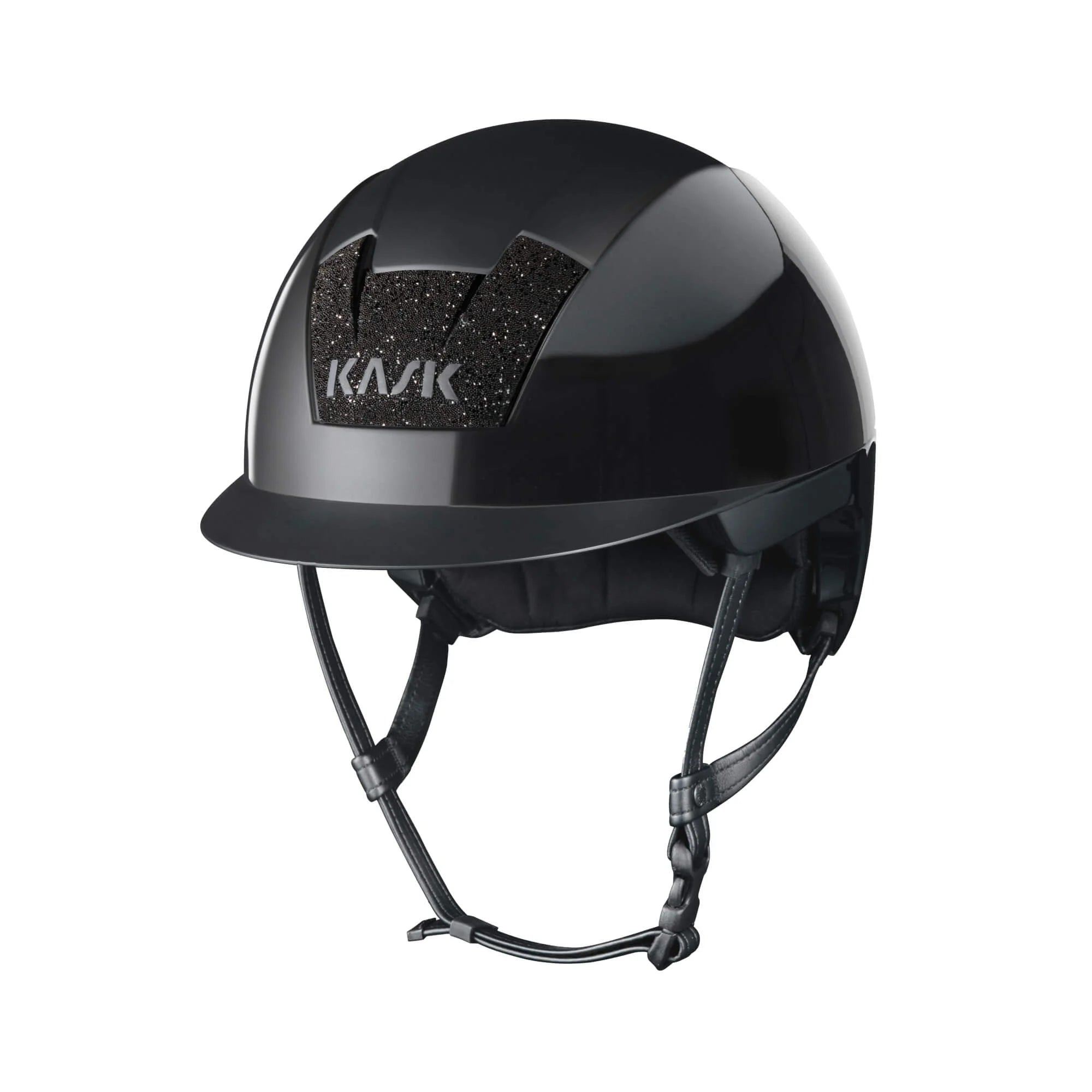 KASK Reithelm Kooki Swarovski Carpet black shine