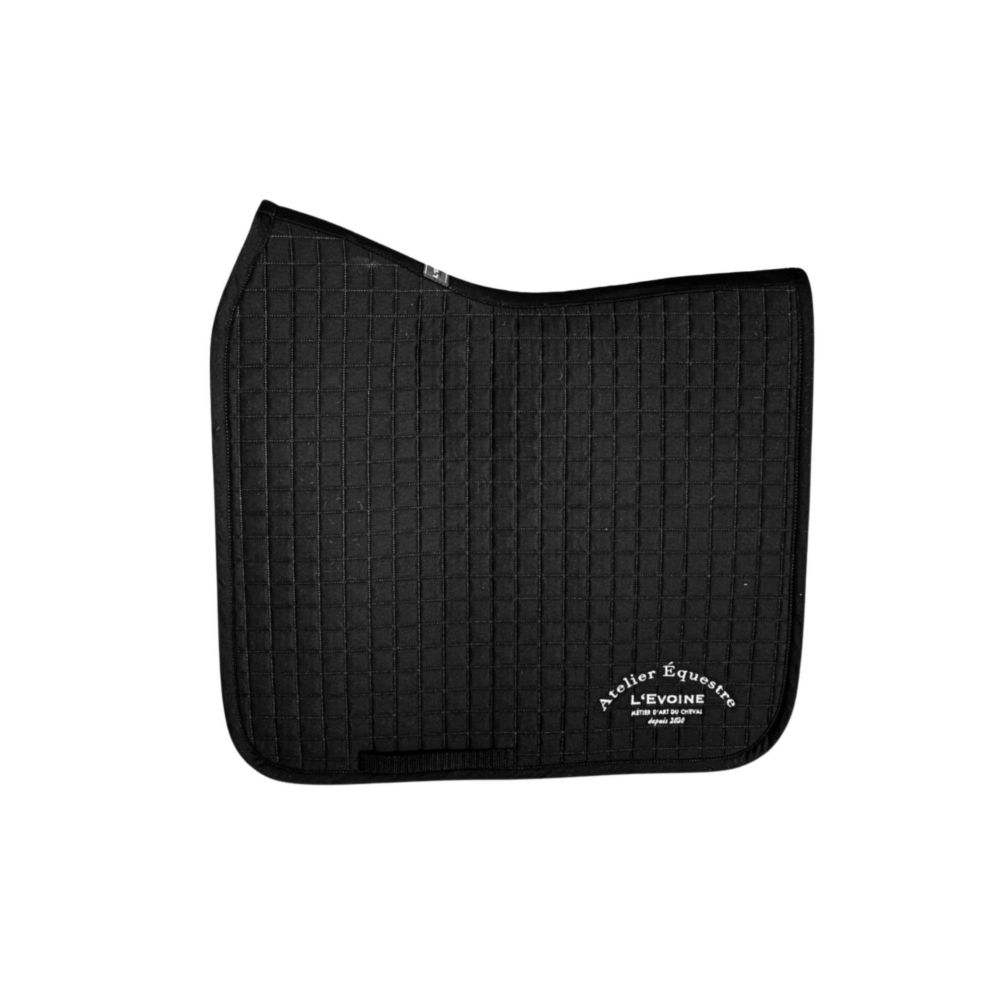 L'Evoine Baumwoll Schabracke Dressur noir schwarz